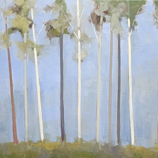 Artwork by David Ramsland titled Sapling Forest. 