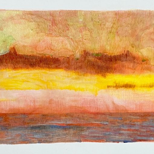 Artwork by Barbara McConchie titled The Offing.