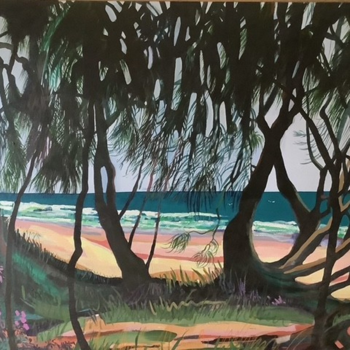 Image Artwork by Kristen Arrayet titled Casuarina Beach.
