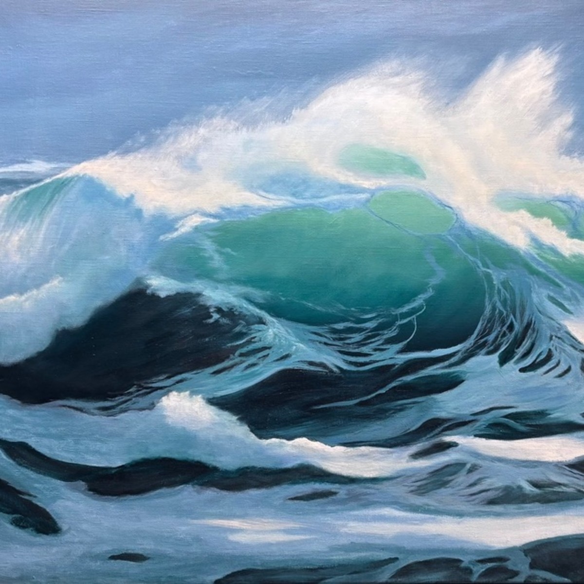 Image Artwork by Camelle Denny titled Turbulence. Detail.