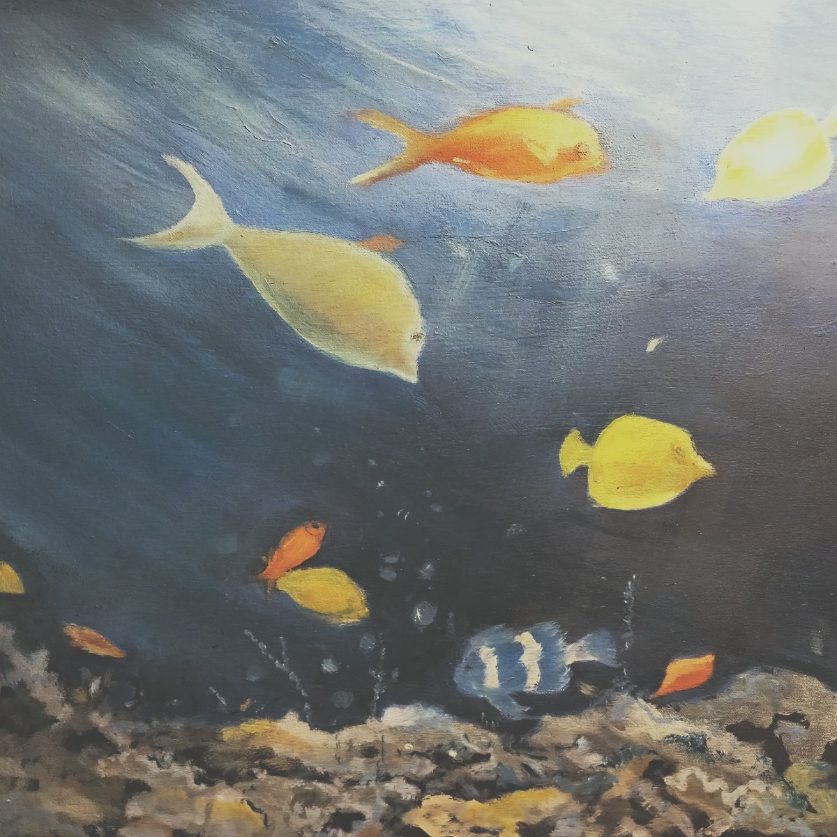 Image Artwork by Sam Amide titled Fish reef.