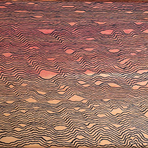 Artwork by Natalie Bateman titled Timeless Land Layers.
